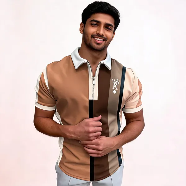 Brown_Designer_Collar_T-Shirts