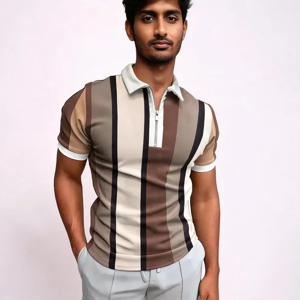 Brown_Designer_Collar_T-Shirts