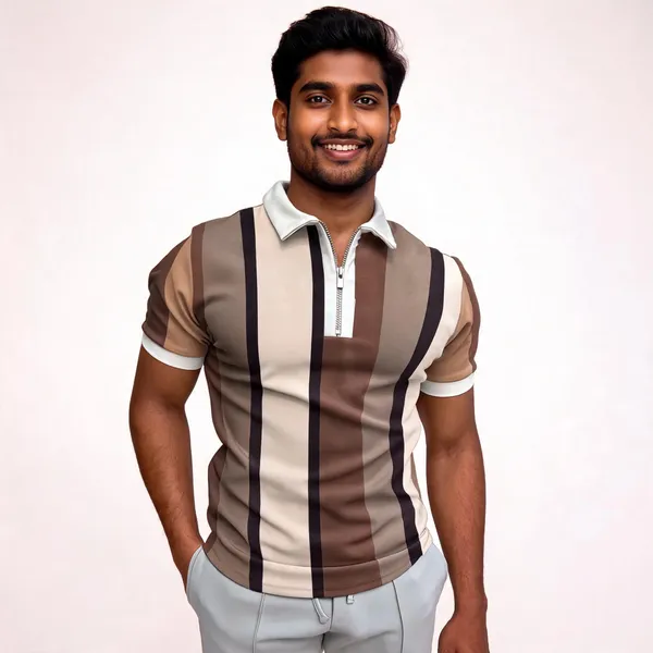 Brown_Designer_Collar_T-Shirts