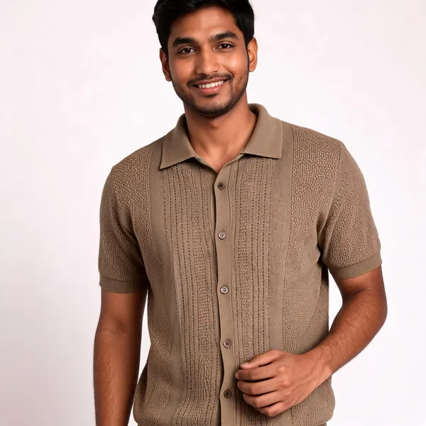 Brown_Lycra_Solid_Spread_Collar_Casual_Polo_T-Shirt