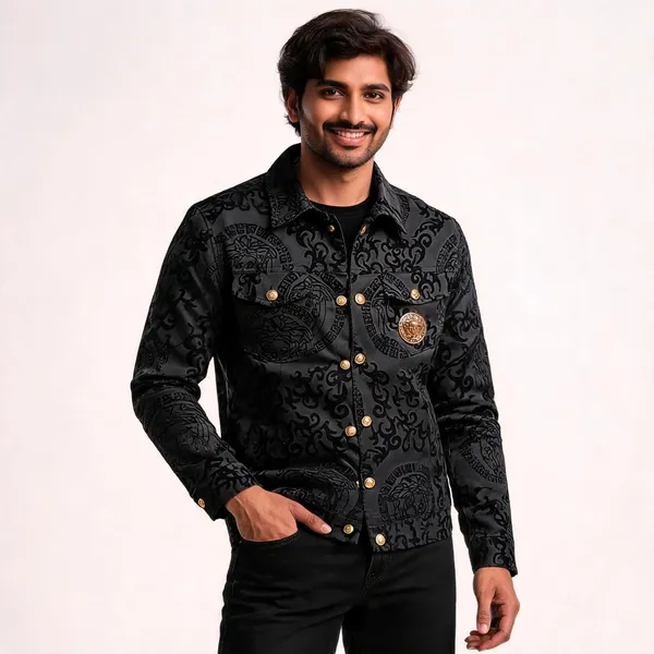 Black_Cotton_Spread_Collar_Full_Sleeve_Polo_Jacket