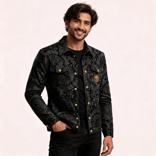 Black_Cotton_Spread_Collar_Full_Sleeve_Polo_Jacket