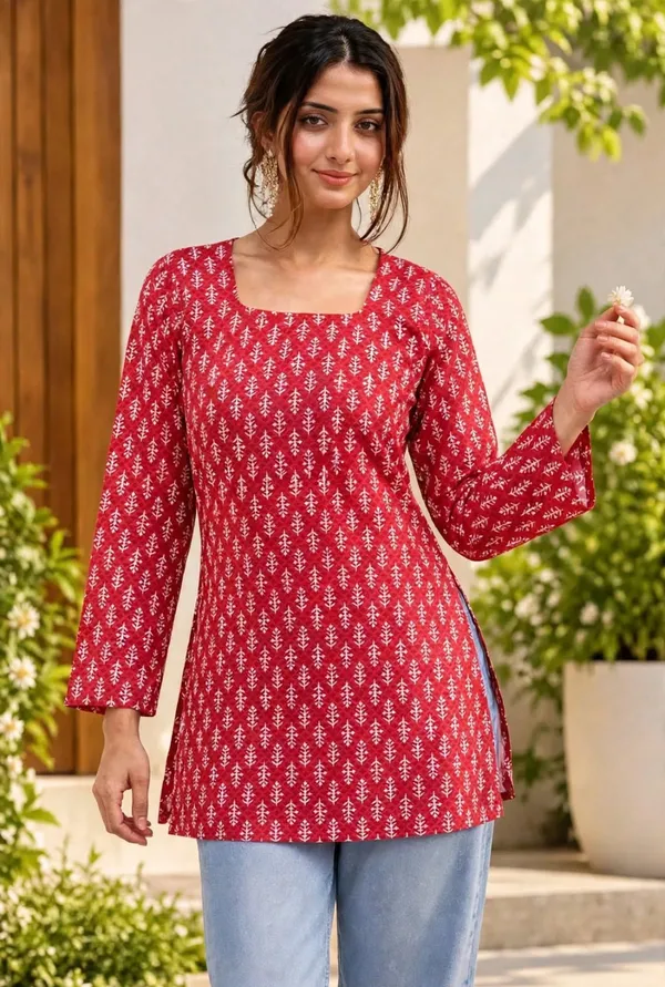 Red_Printed_Regular_Fit_Kurti_for_Women