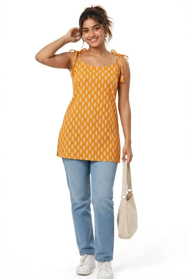 Orange_Printed_Tie_Strap_Top_for_Women