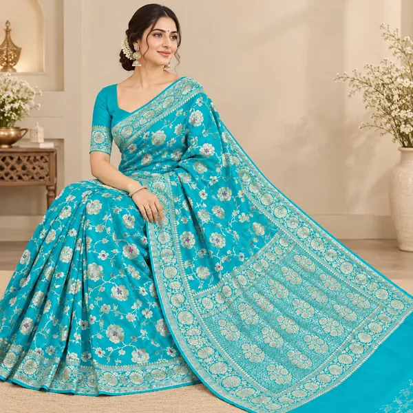 Katan_Silk_Zari_Jaal_Saree