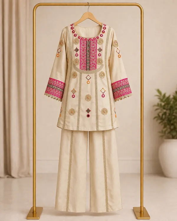 Designer_Tishu_Shimmer_Kurta_Pant_Set_For_Women_Default_Title