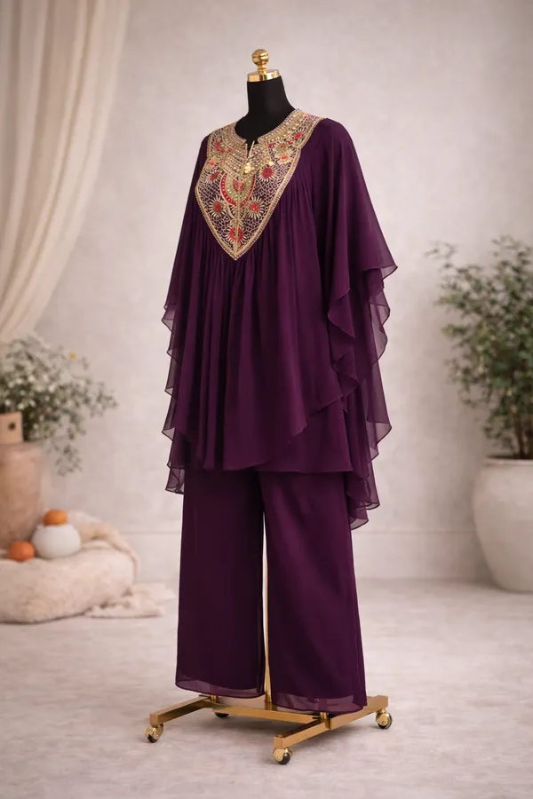 Luxury_Chinon_Embroidered_Kurta_Palazzo_Set_Party_Wear_Default_Title