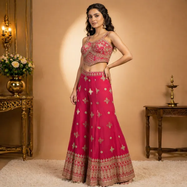 Elegant_Georgette_Sharara_Set_For_Women_Party_Wear_Embroidered_Suit_Default_Title