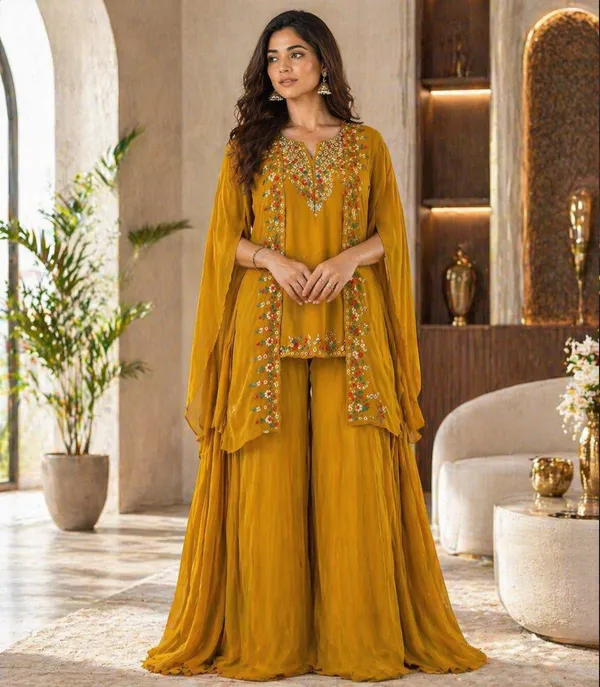 Premium_Mustard_Chinon_Embroidered_Co_Ord_Set_For_Women_Party_Wear_Palazzo_Set_Default_Title