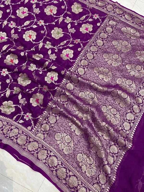 Katan_Silk_Zari_Jaal_Saree_Royal_Purple