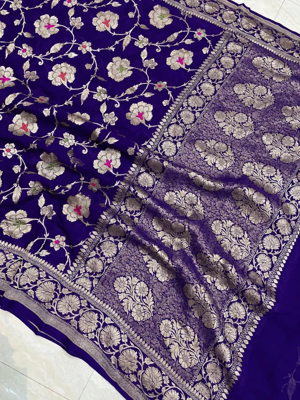 Katan_Silk_Zari_Jaal_Saree_Blue