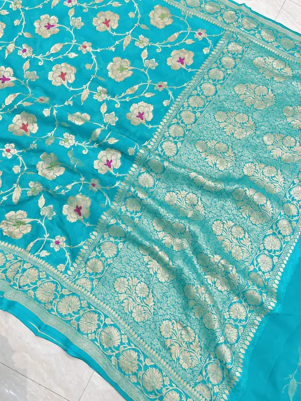 Katan_Silk_Zari_Jaal_Saree_Black