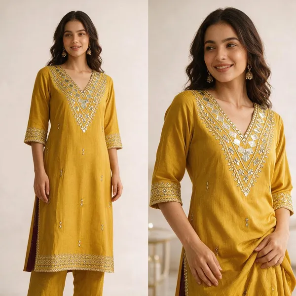 Designer_Anarkali_Kurta_Set_For_Women_Red_Yellow_Brown_Yellow
