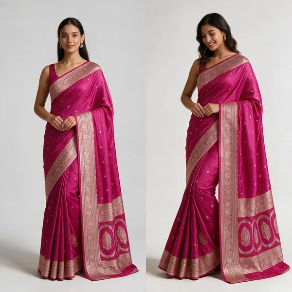 Premium_Mashru_Katan_Silk_Saree_Rich_Zari_Weaving_Traditional_Saree_Pink