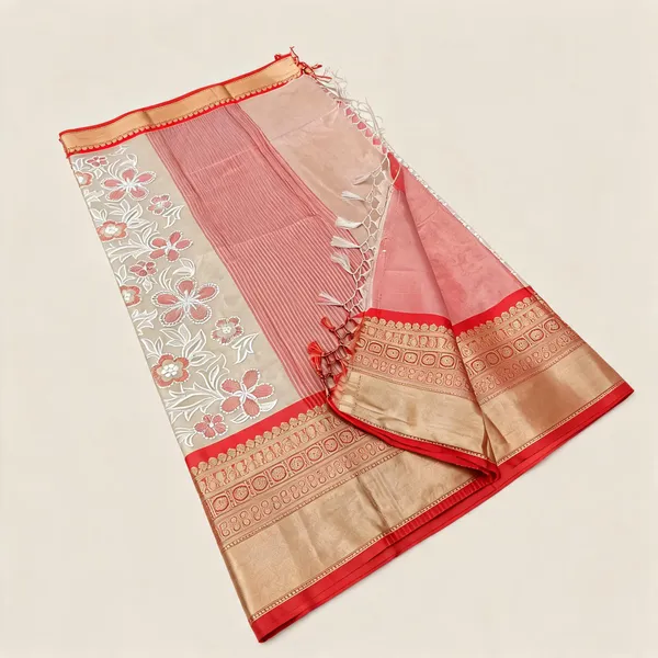 Banarasi_Saree_With_Beautiful_Embroidery_With_Big_Skirt_Border_Silk_Female