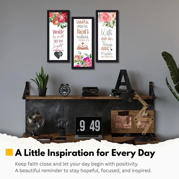 Paper_Religious_Floral_Print_Framed_Wall_Art_Set_Of_3