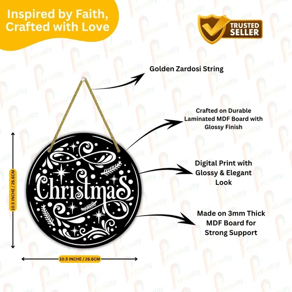 MDF_Christmas_Typography_Round_Hanging_Wall_Decor