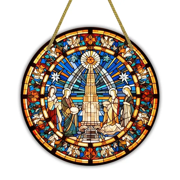 MDF_Religious_Stained_Glass_Design_Wall_Hanging