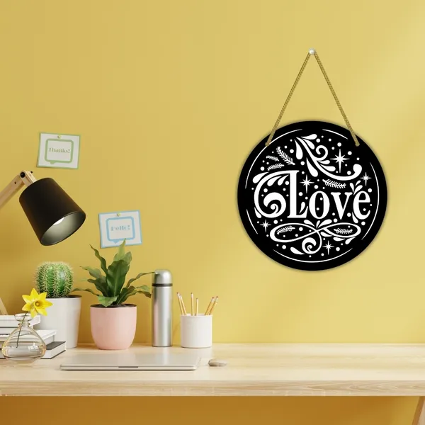 MDF_Love_Print_Round_Wall_Hanging