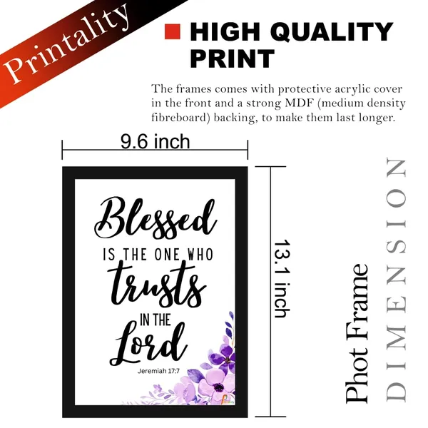 MDF_Christian_Scripture_Floral_Print_Photo_Frame_Set