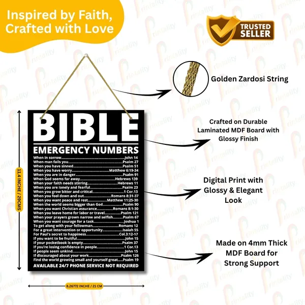 MDF_Religious_Bible_Emergency_Numbers_Wall_Hanging
