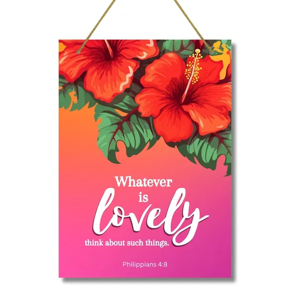 MDF_Floral_Inspirational_Wall_Hanging