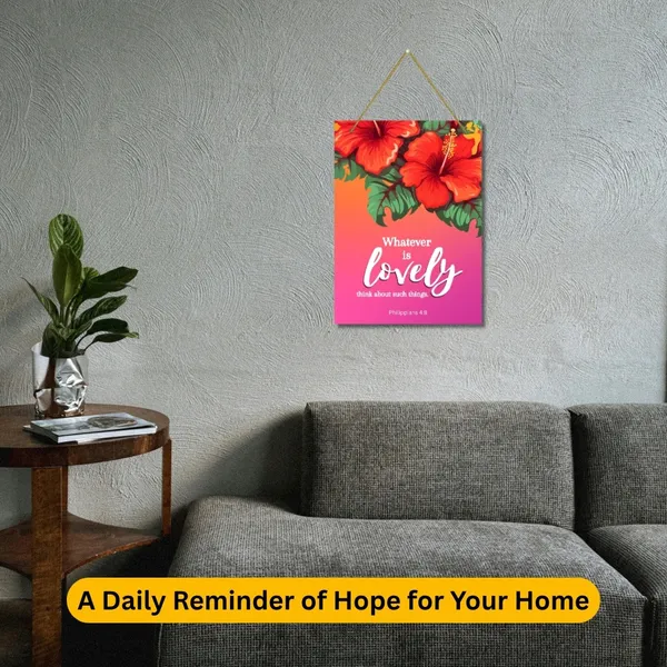 MDF_Floral_Inspirational_Wall_Hanging