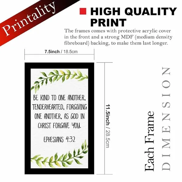 Black_Religious_Leafy_Quote_Wall_Frame_Set