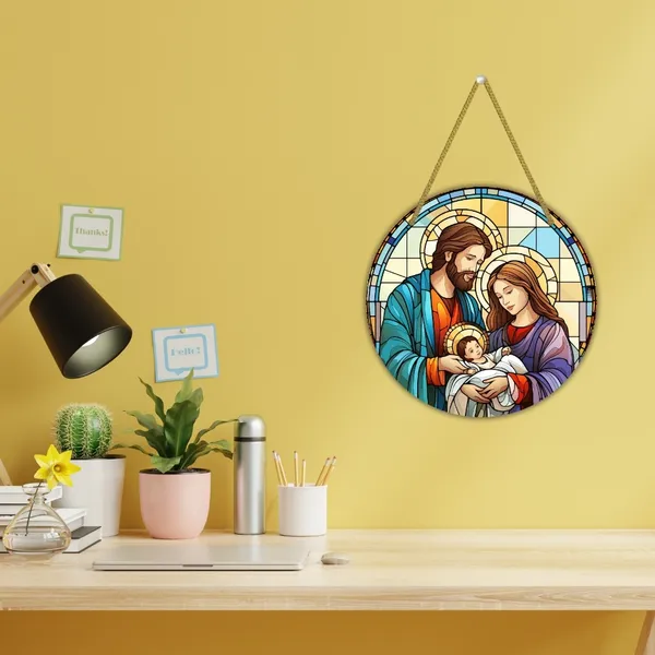 MDF_Religious_Holy_Family_Wall_Hanging