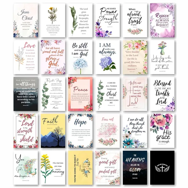 Christian_Bible_Verse_Cards_Set_Of_30