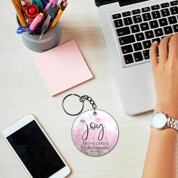 Round_Customizable_Design_Keychain