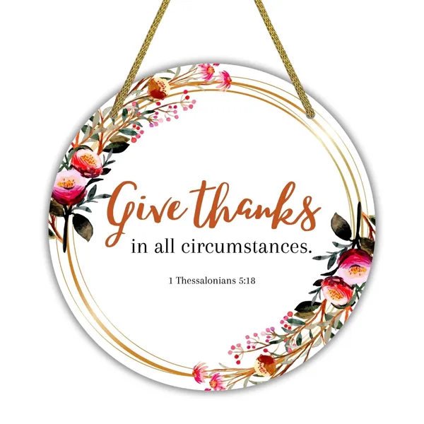 MDF_Religious_Floral_Quote_Round_Wall_Hanging