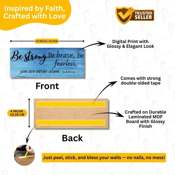 MDF_Religious_Scripture_Quote_Set_Of_4_Wall_Plaques