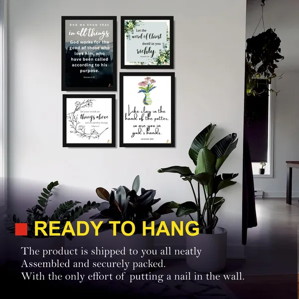 Framed_Religious_Quote_Wall_Art_Set_Of_4