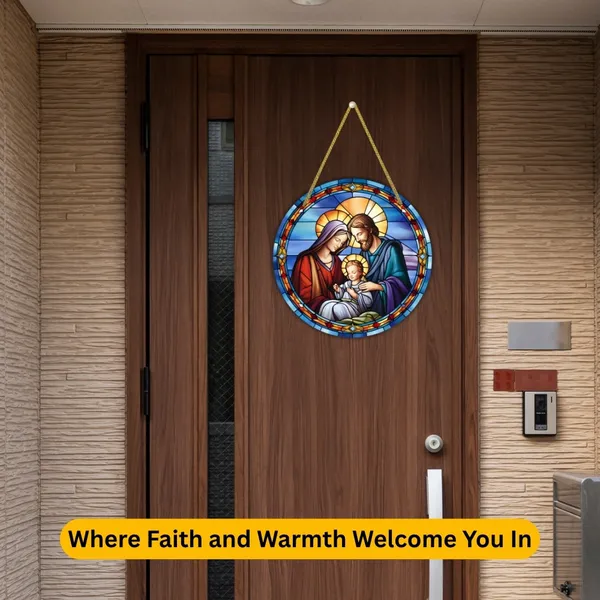 MDF_Religious_Holy_Family_Wall_Hanging
