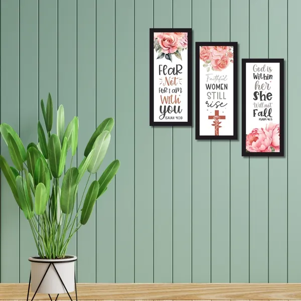 Black_Inspirational_Floral_Quote_Framed_Wall_Art_Set