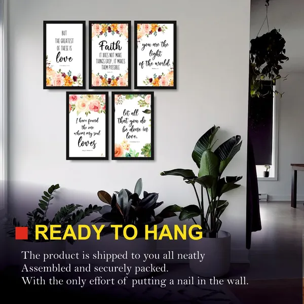 MDF_Inspirational_Floral_Quote_Wall_Art_Set
