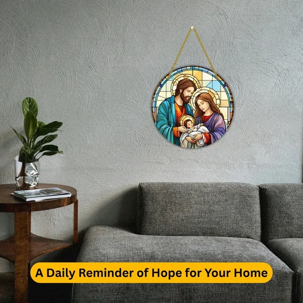 MDF_Religious_Holy_Family_Wall_Hanging