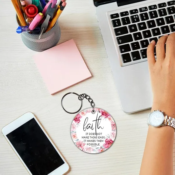 Round_Inspirational_Quote_Keychain