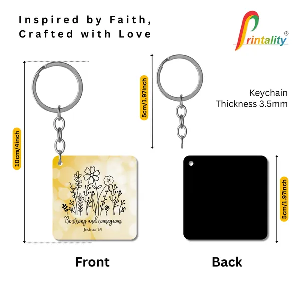 Multicolor_Laminated_MDF_Faith_Key_Ring_for_Daily_Use