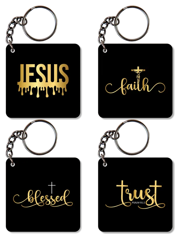 Black_MDF_Faith_Print_Keychain_for_Daily_Use