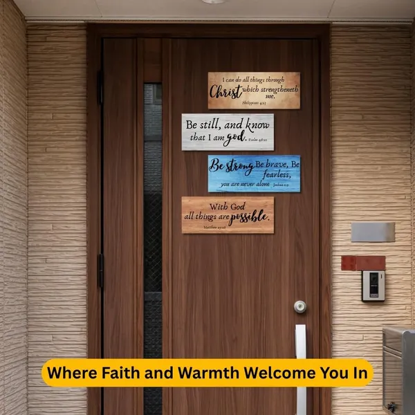 MDF_Religious_Scripture_Quote_Set_Of_4_Wall_Plaques