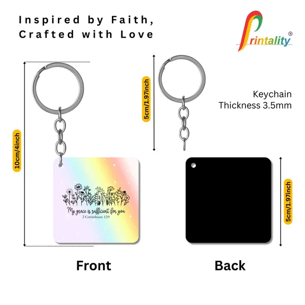 Printed_MDF_Inspirational_Quote_Key_Ring