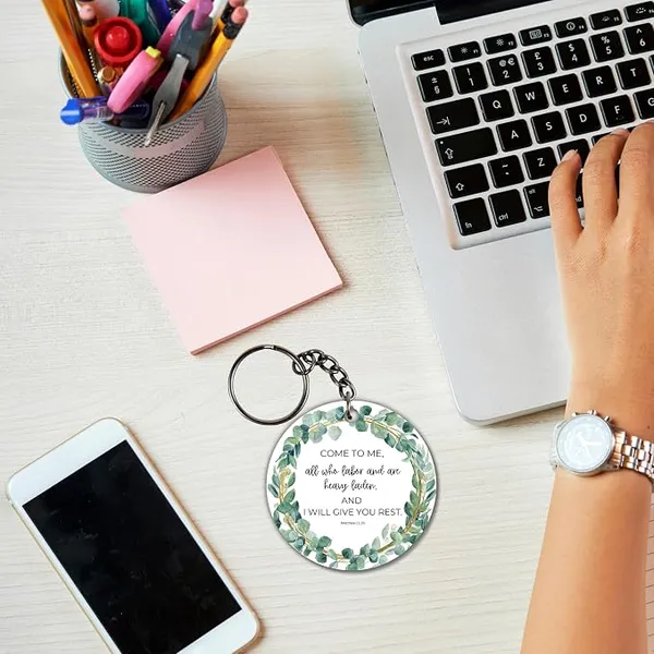 Multicolour_Inspirational_Quote_Round_Keychain_For_Everyone