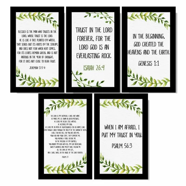 Religious_Scripture_Leaf_Border_Framed_Wall_Art_Set