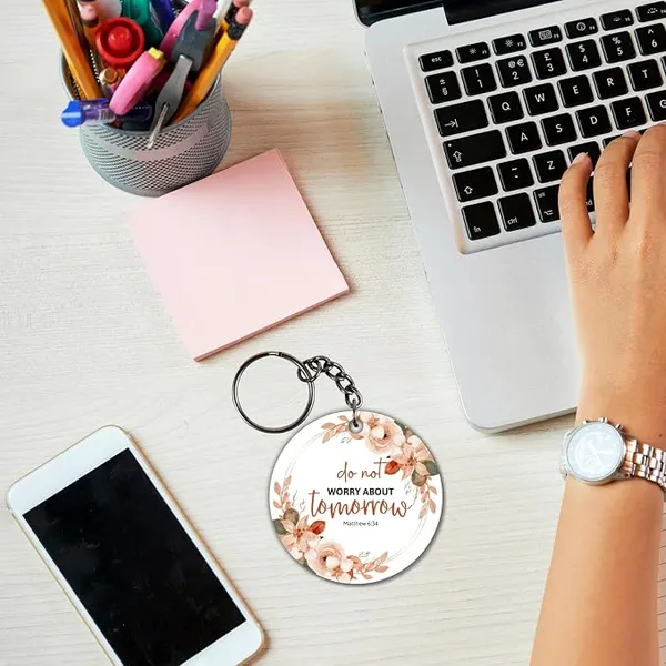 Multicolour_Inspirational_Quote_Round_Keychain_For_Everyone