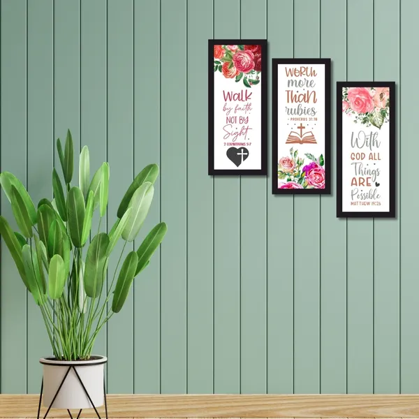 Paper_Religious_Floral_Print_Framed_Wall_Art_Set_Of_3