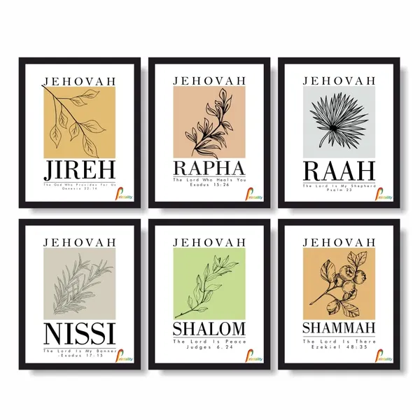MDF_Religious_Botanical_Print_Framed_Wall_Art_Set