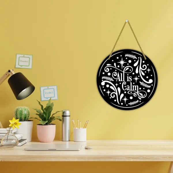 MDF_Inspirational_Quote_Round_Wall_Hanging