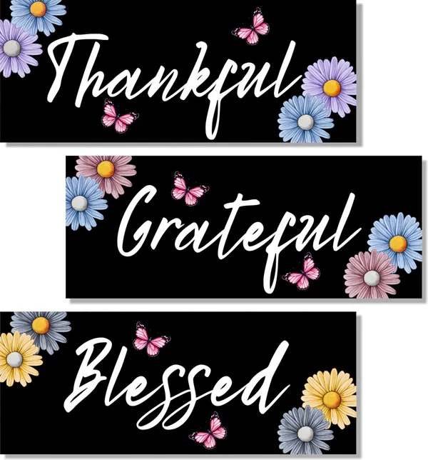 MDF_Inspirational_Quote_Floral_Wall_Decor_Set